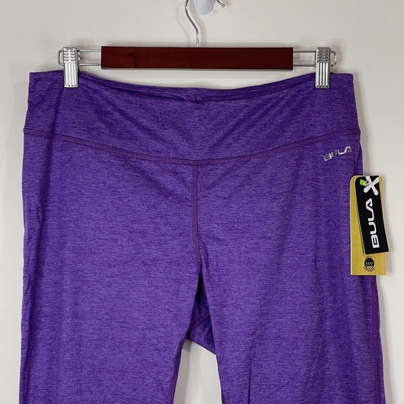 NWT BULA Thermal Pants Leggings Size L Purple Base Layer - Picture 3 of 11